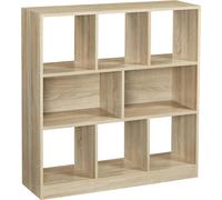 VASAGLE Bibliothèque, étagère cubique, étagère de sol, avec compartiments ouverts, pour le salon, l'étude, la chambre d'enfant, le bureau, comme séparateur de pièce