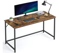 VASAGLE Bureau, table d'ordinateur, bureau, pour bureau, chambre à coucher, 60 x 140 x 76 cm, design industriel, structure métallique
