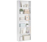 VASAGLE Custos Collection - Bibliothèque, Étagère sur 3 Niveaux, Meuble de Rangement Ouvert, Étagère, pour Salon, Bureau, Salle à Manger, Blanc Nuage LBC169T14