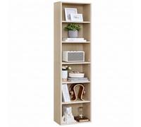 VASAGLE Custos Collection - Bibliothèque, Étagère sur 3 Niveaux, Meuble de Rangement Ouvert, Étagère, pour Salon, Bureau, Salle à Manger, Beige Naturel LBC167L01