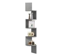 VASAGLE Custos Collection - Étagère d'angle Murale, Étagère de Rangement à 5 Niveaux, Étagère à Plantes, pour Chambre à Coucher, Salon, Salle de Bain, Bureau à Domicile, LBC072G49