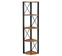 VASAGLE Étagère d'angle à 5 Niveaux étagère de Rangement Multifonction, bibliothèque, étagère à Plantes, pour Salon, Salle de Bain, Cuisine, Chambre à Coucher, Bureau, Facile à Assembler,