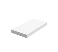 VASAGLE Étagère Murale, Tablette Flottante, Étagère Suspendue, pour Livres, Photos, décoration, 40 x 20 x 3,8 cm, en MDF, pour Salon, Cuisine, entrée, Chambre, Salle de Bain, Blanc LWS24WT