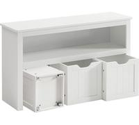 VASAGLE Étagère pour enfants, rangement de jouets pour enfants, armoire de rangement, armoire à jouets, boîte de rangement avec roulettes, étagère à jouets pour