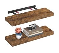 Etagère Murale 60 x 20 x 3,8 cm, MDF Brun Rustique LWS26BX