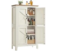 VASAGLE LIRY Collection u2013 Armoire de Rangement avec Portes de Grange Buffet Haut Style Ferme pour Cuisine CARTE A COLLECTIONNER