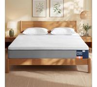 VASAGLE Matelas 2 Personnes, Mousse à Mémoire de Forme Gel, 160 x 200 cm | 25 cm d’Épaisseur, Soutien Mi-ferme sur 7 Zones, Housse Respirante, Amovible et Lavable en Machine RMZ135QZ01