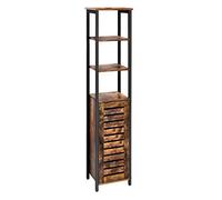 VASAGLE Meuble Colonne, Style industriel, Haut, 37 x 30 x 167 cm