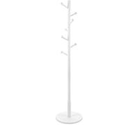 VASAGLE Portemanteau, Portant à vêtements avec 7 Crochets arrondis, Support sur Pieds en Forme d’Arbre,Blanc RCR07WT