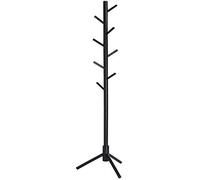 Vasagle Rack, 8 crochets, noir