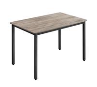 VASAGLE Table à Manger avec 2 Bancs, Ensemble de 3 Meubles