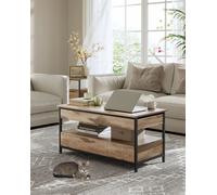 VASAGLE Table basse, table de salon réglable en hauteur, 50 x 100 x (48-63) cm