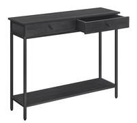VASAGLE Table Console, avec 2 Tiroirs, Cadre en Acier