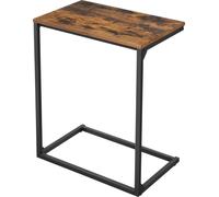 VASAGLE table d'appoint, petite table basse, table pour ordinateur portable, chambre à coucher, salon, travail au lit ou sur le canapé, construction simple