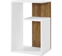 VASAGLE Table d'appoint, table de chevet, petite table, ouverte, plateau, avec espace de rangement, utilisable verticalement ou horizontalement, moderne, 30 x 40 x 60 cm