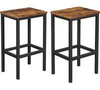 VASAGLE Tabouret de bar Chaise de bar (set de 2, 2 pièces), charge max. 120kg