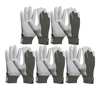 vasalat 101175402_SB5 Lot de 10 gants de travail Gris/blanc XL