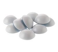 VASALAT 5248/10 VAS123 Lot de 10 butées de porte autocollantes Blanc 32 mm