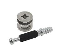 vasalat Hettich Connecteur de meubles excentrique Rastex 15 ; Matériau : zinc moulé sous pression nickelé Contenu : 50 pièces