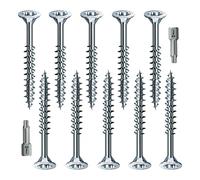 Vasalat SNK-Set-10Gr-TG-Silber-TX Spax Set de vis à bois Argenté