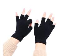 VASANA 1 paire de gants demi-doigts unisexes gants sans doigts dhiver chauds gants sans doigts demi-doigts extensibles épais