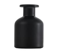 VASANA Flacon diffuseur rond en verre noir de 150 ml pour huiles essentielles - Pour la maison, le bureau, l'hôtel