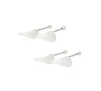 Vasana - Lot de 2 paires d'embauchoirs réglables - En plastique transparent - Avec ressort à traction - Idéaux pour chaussures