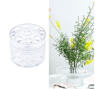 VASANA Support de tige Ikebana à 9 trous en spirale - Accessoire d'art floral - Accessoire pour bouquet de bricolage - Accessoire d'arrangement floral - Fournitures pour mariage et maison