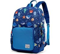 VASCHY Cartable Garçons Maternelle, Léger Mignon Sac à Dos Enfants 4-6 Ans Sac a Dos Garçons Imperméable pour A4 Dossier Préscolaire Voyage avec Sangle de Poitrine, Baleine