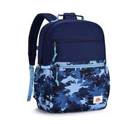 VASCHY Sac à Dos Enfant, Léger Cartable Fille Garçon Primaire 4 à 7 Ans pour Dossier A4 Multi-poches Résistant à l'Eau Sac d'École pour Scolaire Maternelle Voyage, Camouflage Marine