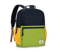 VASCHY Sac à Dos Enfant, Léger Cartable Fille Garçon Primaire 4 à 7 Ans pour Dossier A4 Multi-poches Résistant à l'Eau Sac d'École pour Scolaire Maternelle Voyage, Bleu Vert