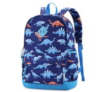 VASCHY Sac à Dos Enfants, Cartable Garçons Maternelle 4-6 Ans Mignon Léger Imperméable Sac a Dos Dinosaure Licorne pour A4 Dossiers Primaire Préscolaire avec Sangle de Poitrine, Dinosaures Bleu,