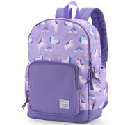 VASCHY Sac à Dos Enfants, Cartable Garçons Maternelle 4-6 Ans Mignon Léger Imperméable Sac a Dos Dinosaure Licorne pour A4 Dossiers Primaire Préscolaire avec Sangle de Poitrine, Licorne Violette,