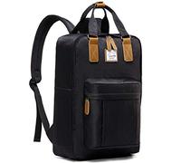 VASCHY Sac à Dos Hommes, Antivol Multi-poches Sac a Dos Femmes 15,6 Pouces Imperméable Léger Cartable Garçon Filles Professeur pour Scolaire Collège Travail Loisir, Noir