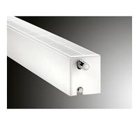 Vasco Flat Plint Line radiateur de plinthe plat type 33 200x1200mm 1039W raccordement 8008 blanc structuré 1130112000200800806000000