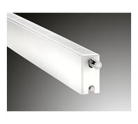 Vasco Flat Plint Line radiateur plinthe plat type 22 200x1200mm 726W raccordement 8008 blanc structuré 1130012000200800806000000