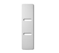 Vasco oni o p el radiateur électrique design aluminium avec porte-serviettes 1800x500mm 1000w marron foncé (ral9808) 1134805001800000098080000