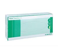 Vasco® Sensitive, Latex Untersuchungshandschuhe, puderfrei,M - B011OJJHI6 | Packung (100 Handschuhe)