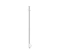 Vasco Spike Radiateur porte-serviettes électrique - 91,5cm de haut - 20Watt - RAL 9016 - blanc mat 118440109159016