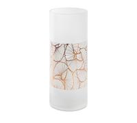 Vase 15x40 Luna 3 feuilles de ginkgo en verre d'art Edition Limitée Eurofirany