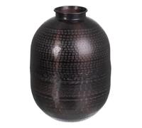 Vase 26,5 x 26,5 x 36 cm Noir Aluminium