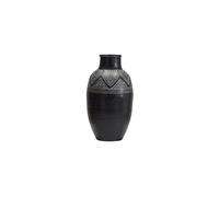 Vase 38 cm Aluminium et Fer Noir HDBloss