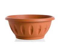 Vase À Bol 35 Cm. Avec Soucoupe En Terre Cuite 30735