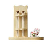 Vase À De Chat Bouteille Décorative Double Tube Avec Bouchon En