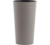 Vase À Fleurs Blumentopf Blumengefäß Pflanztopf LOCON GROOVE Gris Ø 25 X 46,5 Cm