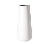 Vase à fleurs de ferme unique, vases décoratifs minimalistes en céramique pour la décoration de la maison, finition émaillée au sable blanc, poterie rustique, argile, terre cuite, pichet pour salon, s