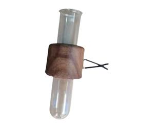 Vase à fleurs de voiture - Décoration de support d'aération, verre antidérapant, désodorisant longue durée, usage intérieur | Idéal pour les amis de la famille des camping-cars, accessoire de voiture