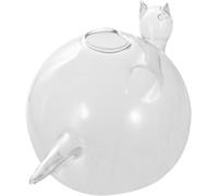 Vase à fleurs décoratif en verre transparent, 1 vase d'escargot, décoration à la main, vase de table for fleurs, bouteille de fleur en verre, mini vase, arrangement floral, petit vase moderne, vase en