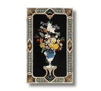 Vase à fleurs - Dessus de table de salle à manger - Dos en marbre - Dessus de table en marbre - Dessus de table noir - Dessus de table de salon en marbre - Décoration murale en marbre - 91,4 x 183 cm