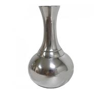 Vase à Fleurs en Aluminium Argenté - L'HERITIER DU TEMPS - Contemporain - Design - 9,5x9,5x16cm